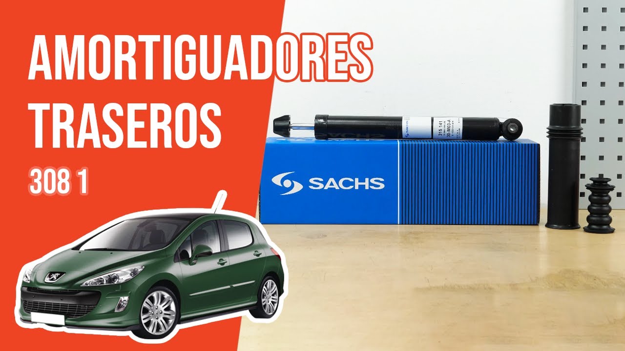 Cómo cambiar los amortiguadores traseros Peugeot 308 1 ➿