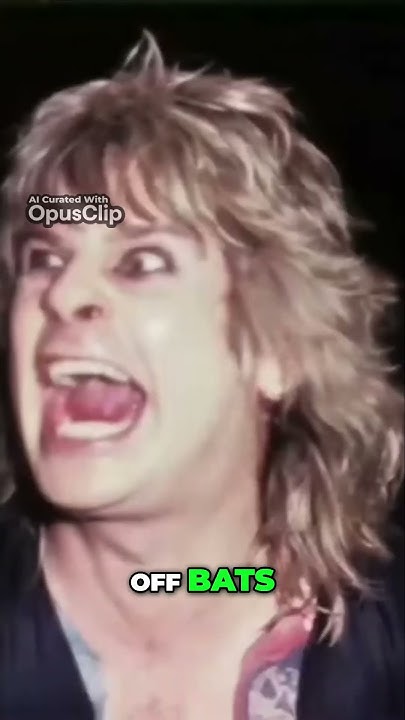 ozzy osbourne bite bat original video