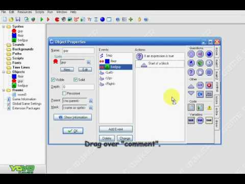 How to make enemies in game maker - YouTube