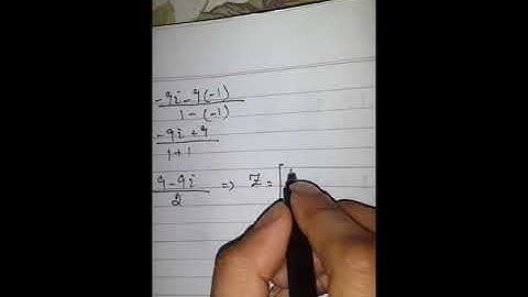 Simultaneous Linear Equation with complex co-efficient 3rd method of question