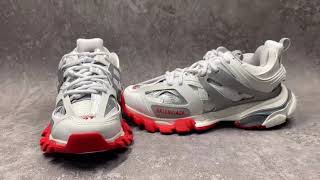 Balenciaga Track White-Red REAL VS FAKE