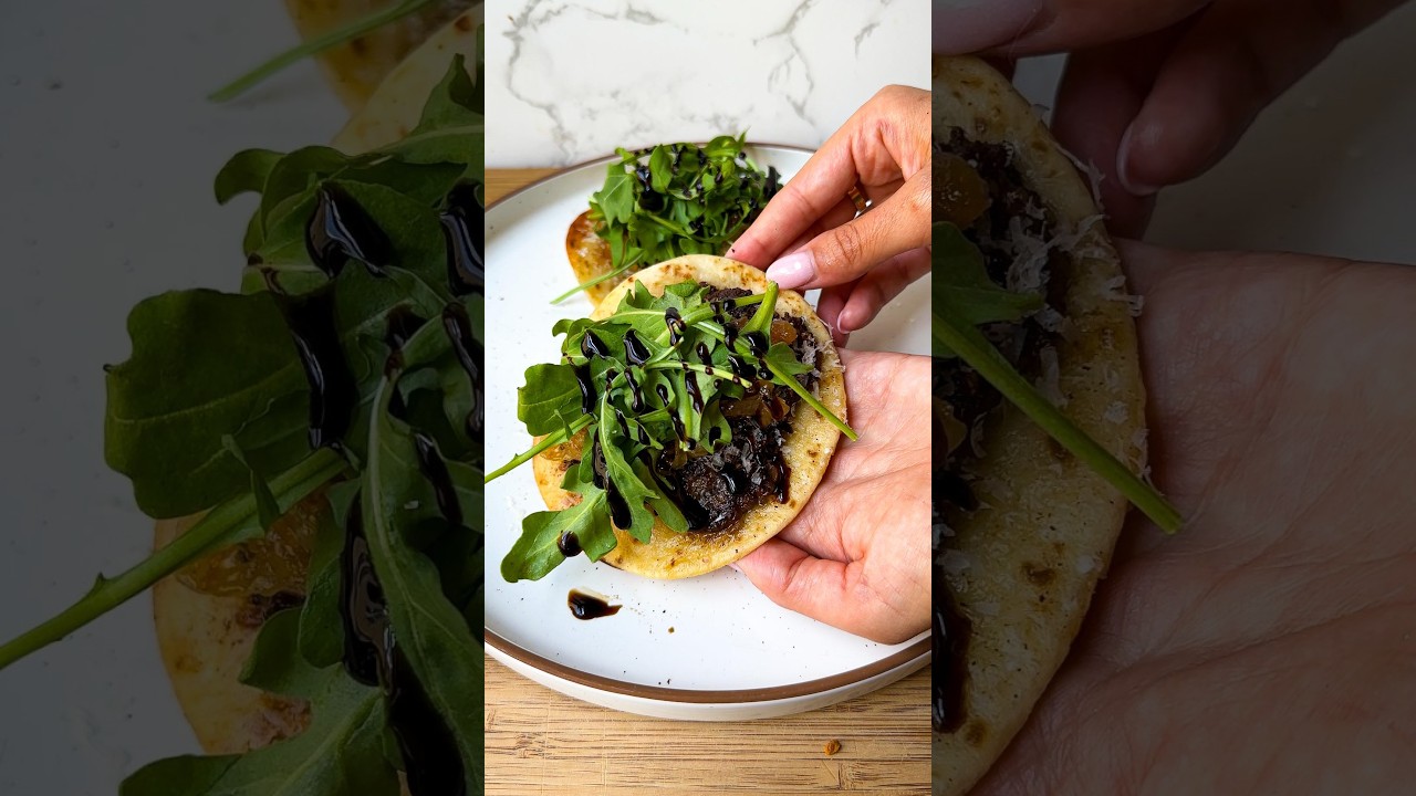 French Onion Smash Burger Taco