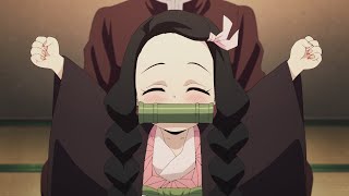 Nezuko Funny & Cute Moments || Demon Slayer  Katanakaji no Satohen [2023 Anime]