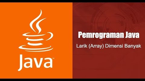 Konsep Array 2 Dimensi