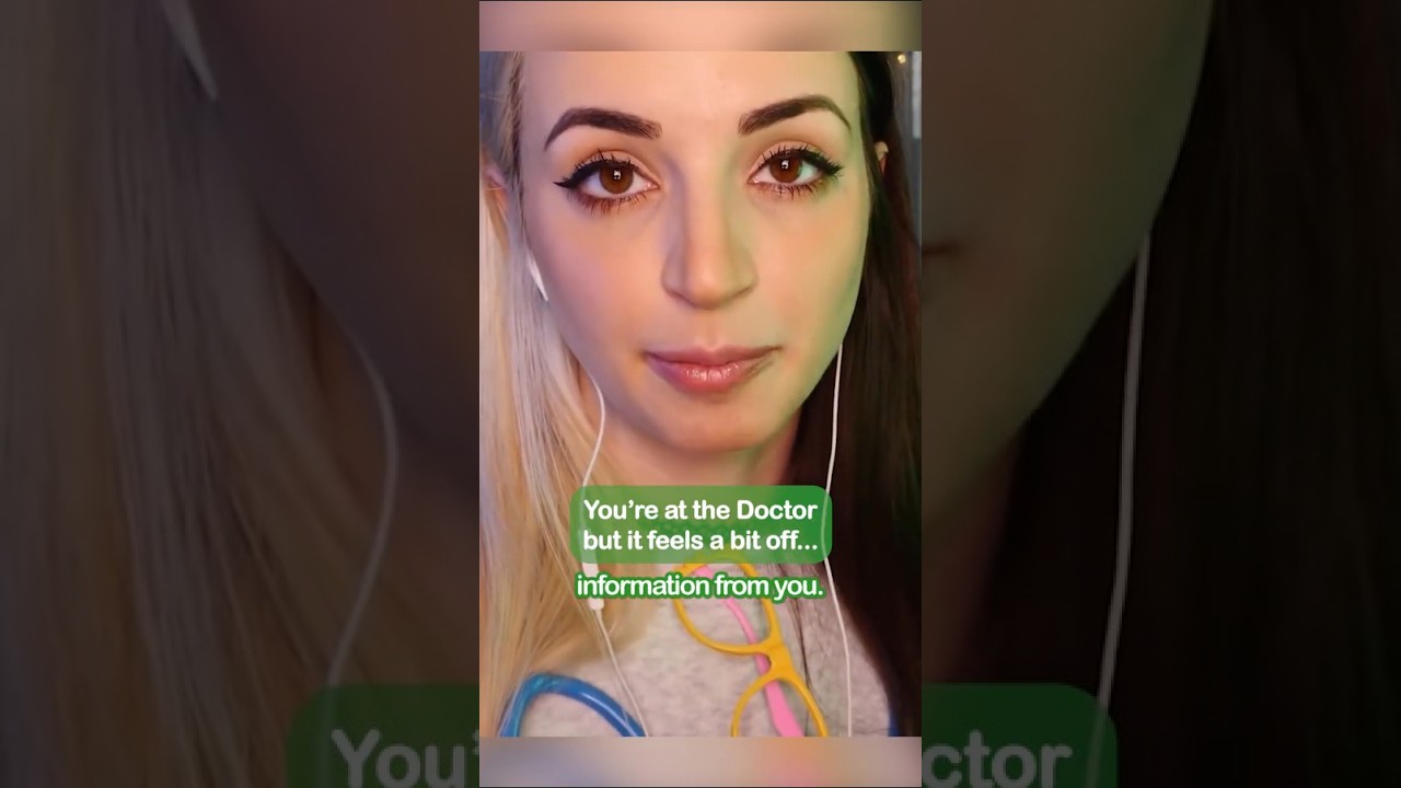 ASMR - Doctor visit but it feels a little off... #shorts