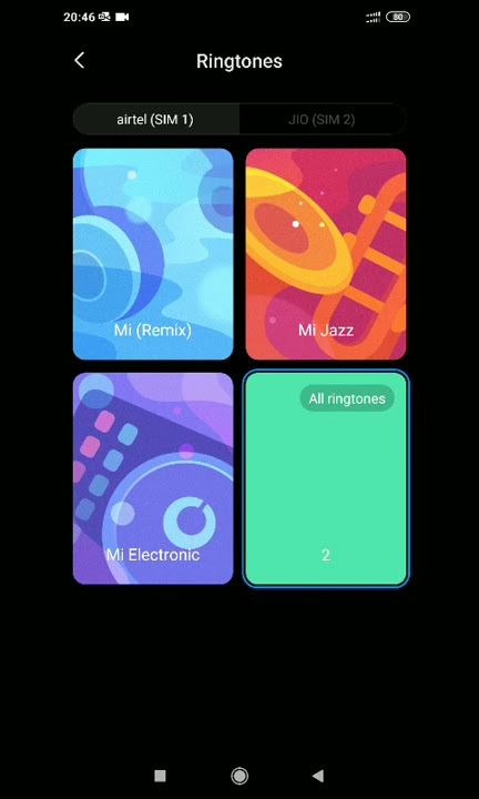 How to set ringtone to Poco F1