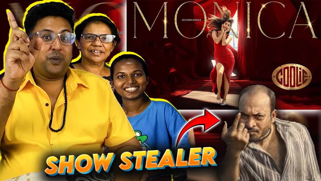 Monica - Lyric Video Reaction 🔥 | COOLIE | Superstar Rajinikanth | Ramstk Family