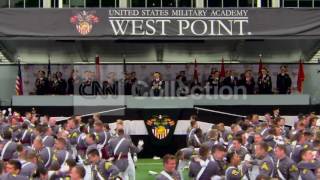 WEST POINT GRADUATION:HAT TOSS