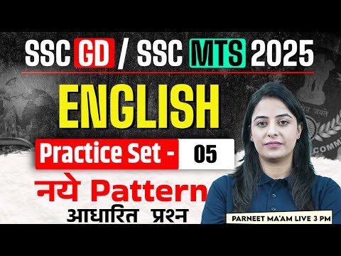 SSC MTS 2025 | SSC GD English Class 2026 | SSC MTS English Classes 2025 | English by Parneet Mam #5