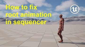 How to fix  root animation in sequencer