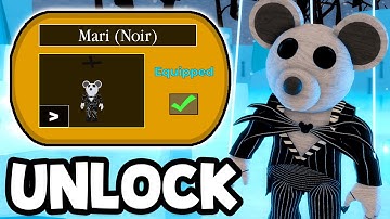 How to Unlock NOIR MARI in PIGGY! (Advent Calendar DAY 22)