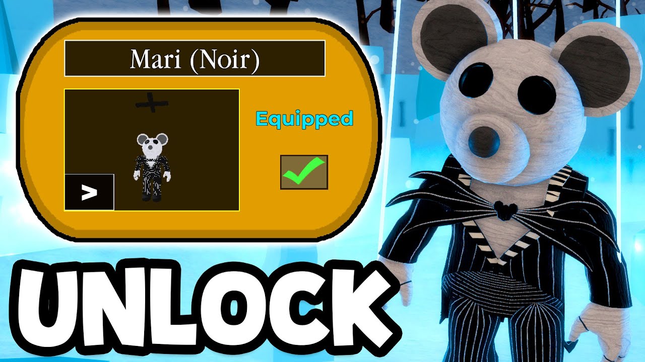 How to Unlock NOIR MARI in PIGGY! (Advent Calendar DAY 22) - YouTube