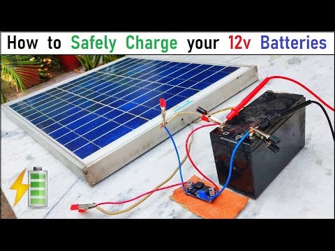 run 12v 500w dc motor charge 12v battery with 40w solar panel safely charge a 12v ups battery