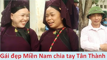 .- Gái xinh Miền Nam hát sli chia tay hội Tân Thành; #hatslilangson #hatslimoinhat #then