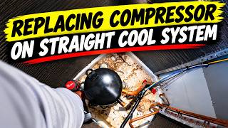 HVAC Wednesday replacing compressor #hvac #bluecollar #hvaccontractor
