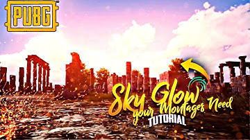 PUBG sky glow effect filmora editing - montage editing ideas for pubg gaming channel
