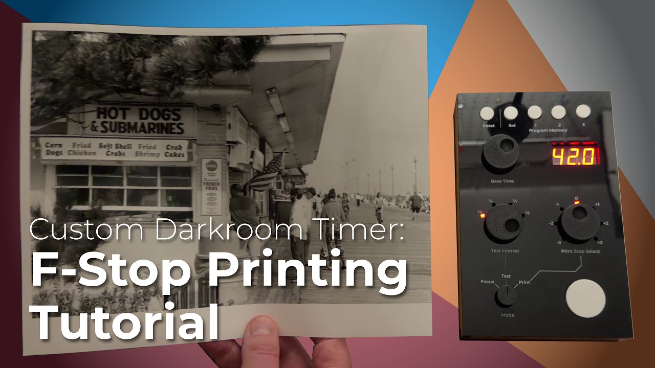 F-Stop Printing in the Darkroom — Full Workflow + Custom ΔStop 100 Timer