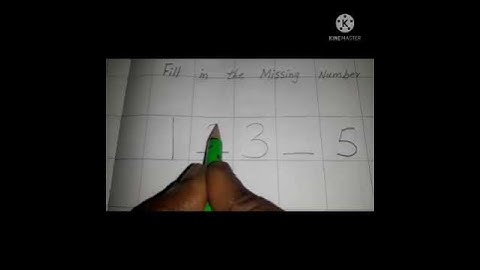 Nursery. Maths . Fill in the missing numbers