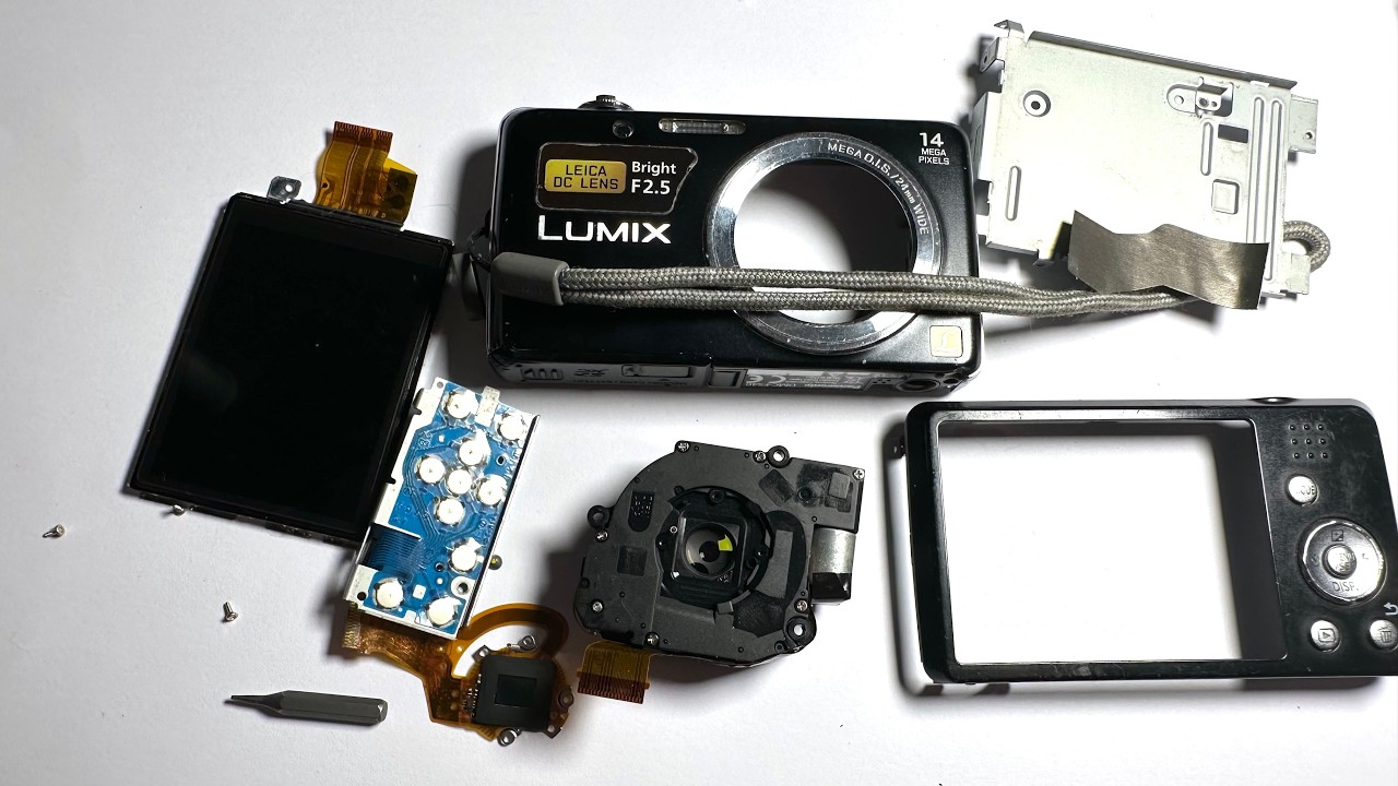Panasonic Lumix FS40 Disassembly - YouTube