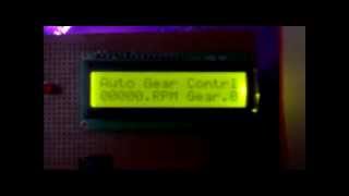 8051 microcontroller based automatic gear controlling system