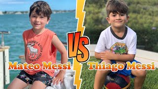 Thiago Messi VS Mateo Messi (Messi's Sons) Transformation ★ From 00 To 2022