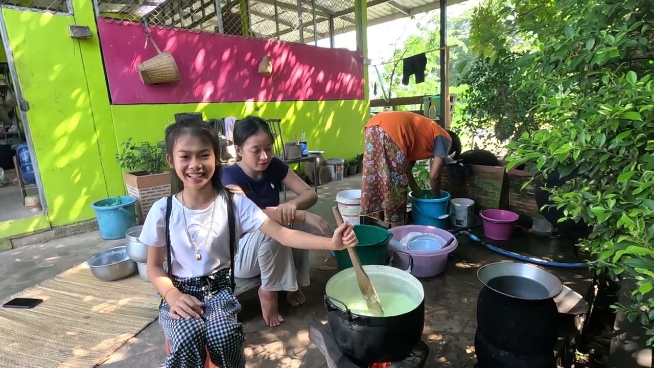 น้องธิดาลาวน้องปราถนากับกิจกรรมยามว่างหลังซ้อมเพลง