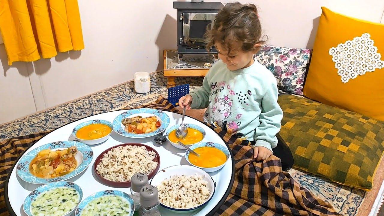 Güzel bir akşam yemeği 💢 Köy işleri 💯 Kahve keyfi 🛑