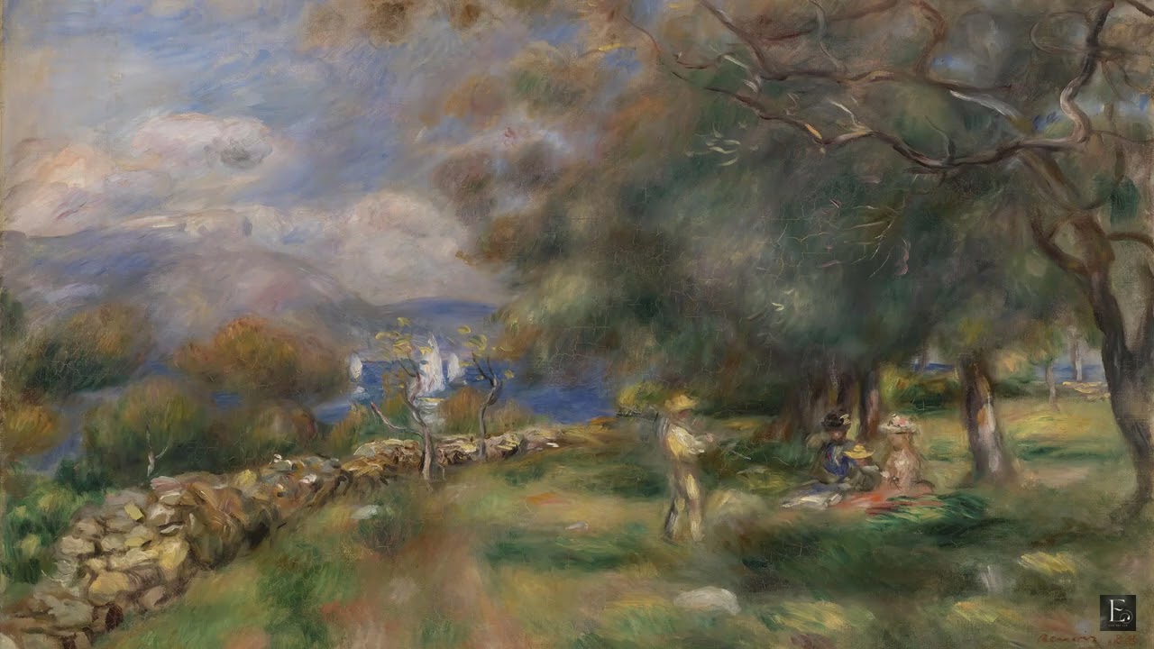 Pierre Auguste Renoir - Peninsula of Saint-Jean - 2 Hour Screensaver