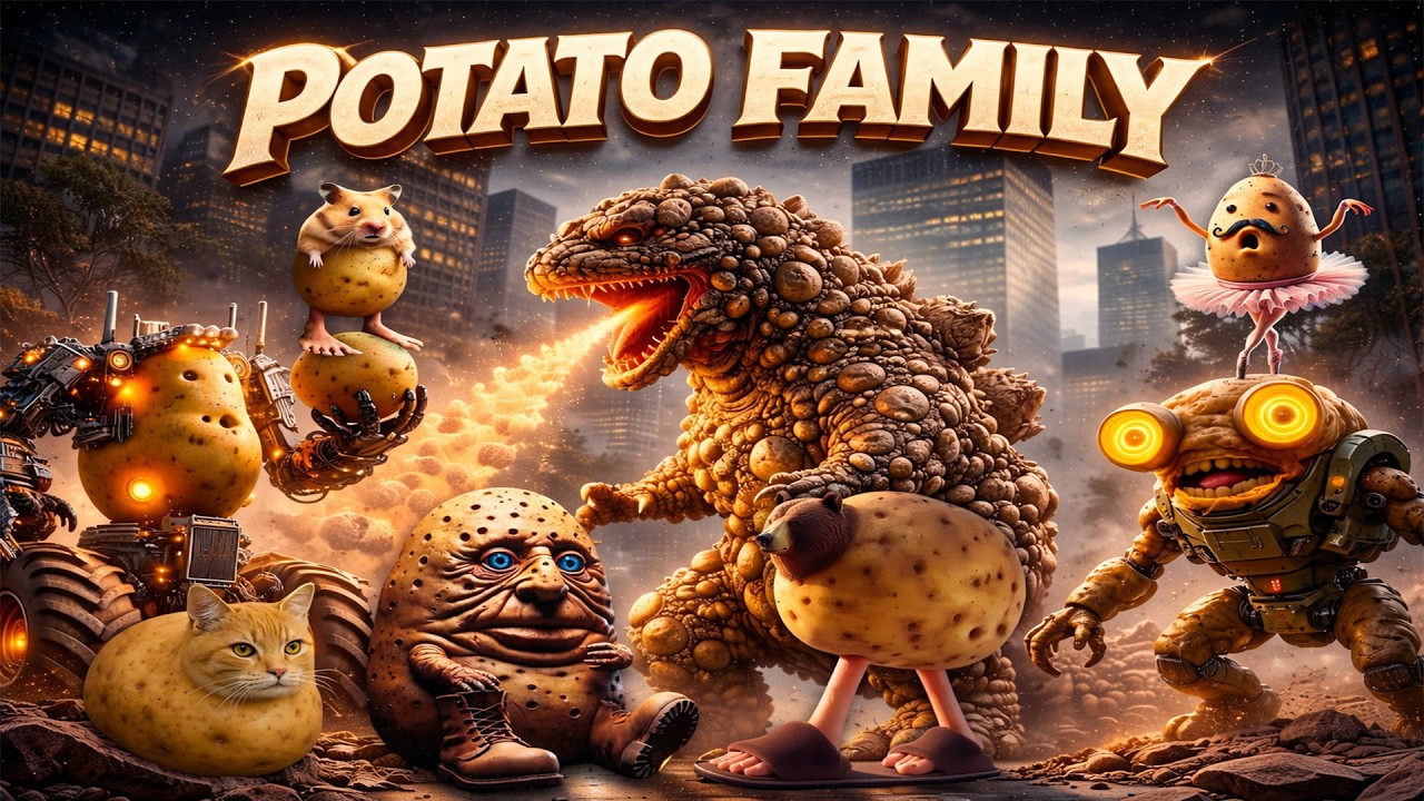 All POTATO Family New Brainrot Сharacters - YouTube