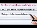 Sentensi Kuhusu Shule Yetu 