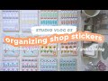 Studio vlog 03 🚀 organizing shop stickers, kite viewing, heart talk | Sticker business philippines