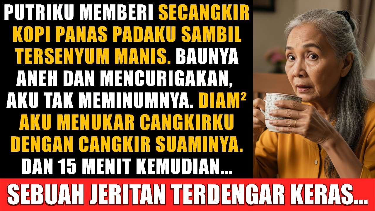 Kata Putriku “Bu, Coba Kopi Ini.” Diam-diam Kuberi Ke Suaminya—15 Menit Kemudian Jeritan Terdengar..