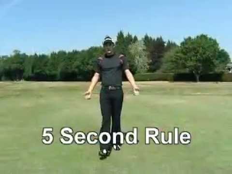 5 Second Rule Golf Tip From Justin Rose