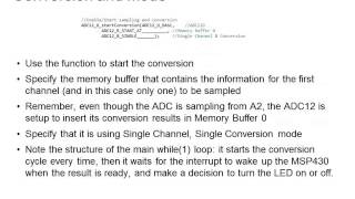 Part 5: MSP430FR5969 ADC12_B