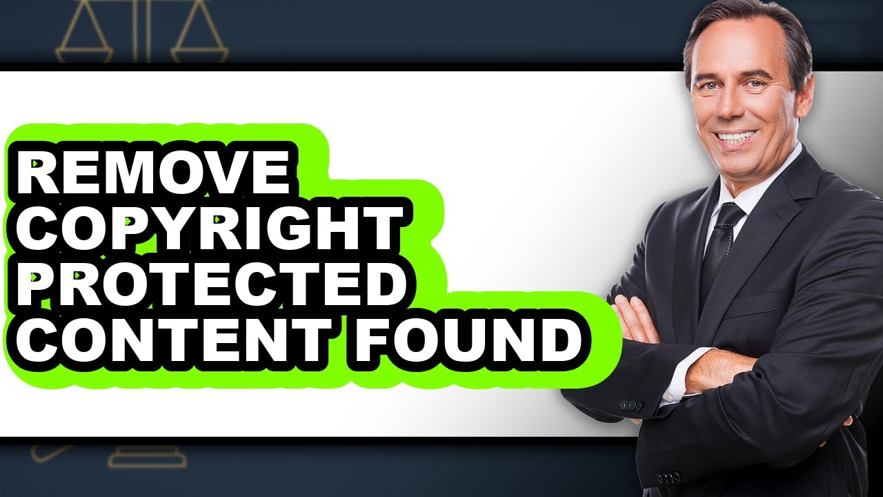 How to Remove Copyright Protected Content Found (only Way)