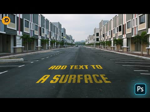 How to Add Text to Surfaces for Stunning Visuals | Photoshop Tutorial