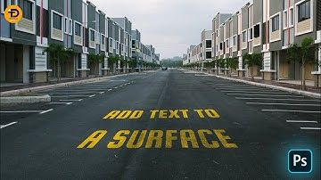 How to Add Text to Surfaces for Stunning Visuals | Photoshop Tutorial