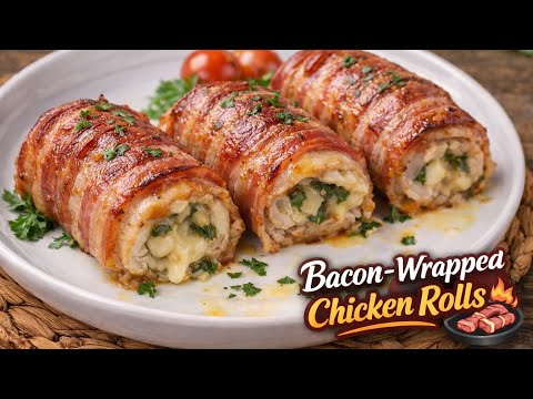 Bacon-Wrapped Chicken Rolls