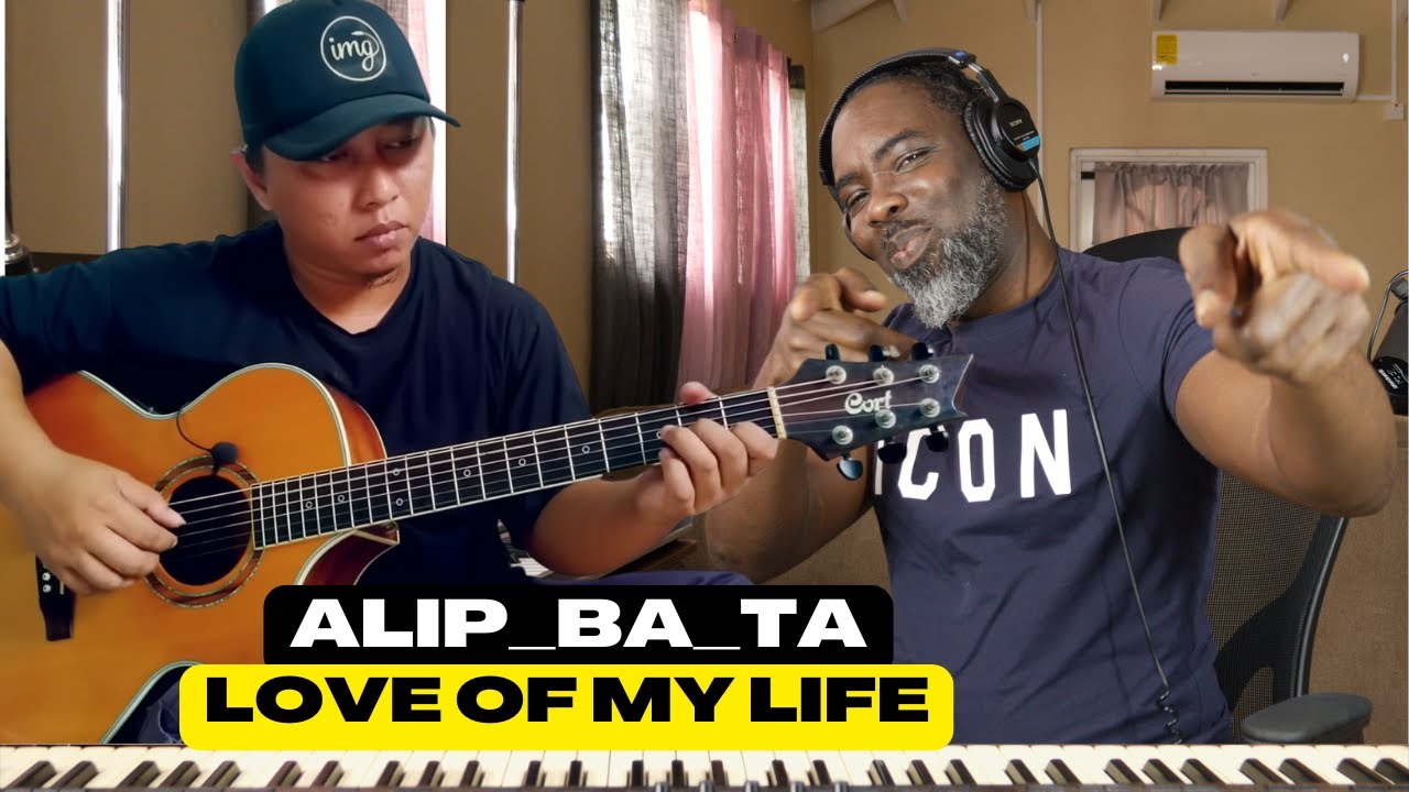 Alip_Ba_Ta  QUEEN   Love of My Life guitar solo cover. (First Time Reaction)