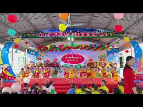 Múa Mái trường tây nguyên - lớp 5 tuổi A2 - Khai giảng năm học 2023- 2024