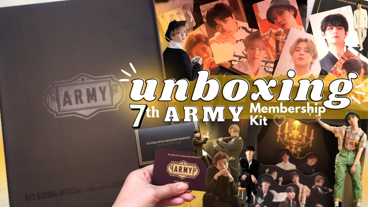 [UNBOXING] BTS 7th ARMY Membership Kit (2021) 🧚✨ | Sheryl Gabay