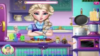 Watch and Play Elsa Games 2015 New HD cooking! ice queen needs your help in the kitchen-Frozen games screenshot 3