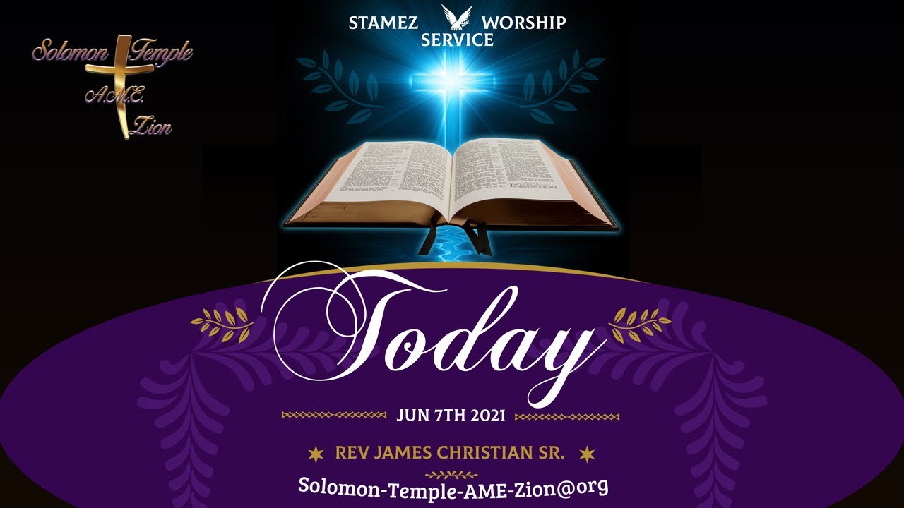 Sermon "Today" Online Church Sermons Worship 2021 Solomon Temple A