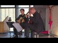 Barrios Guitar Duo performing Johannes Brahms &#39;Intermezzo op 76, No  7&#39; on Götz Bürki guitars