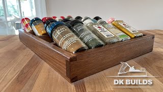 Dovetail Spice Drawer Organizer | Hybrid Woodworking