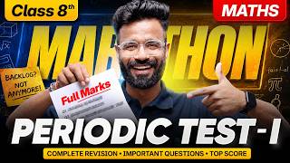 Class 8 Maths PT-1 Marathon | Ch 1, 2, 3, 4 l Complete Revision + Most Imp. Questions | 🔴 LIVE