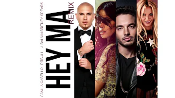 PitBull Britney Spears Camila Cabello  J. Balvin - Hey Mama Remix