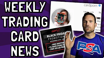 PSA LOSE 59 Cards 😱 COMC Black Friday Deal 🚨 How to collect cards for FREE & MORE! TRADING CARD NEWS