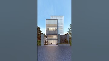 Mẫu nhà phố 3 tầng 6m x 18m, mặt tiền thông gió độc đáo