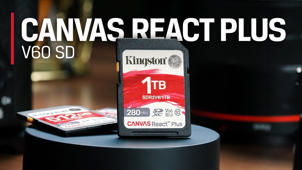 Canvas React Plus V60 SD Card – Kingston Technology - YouTube